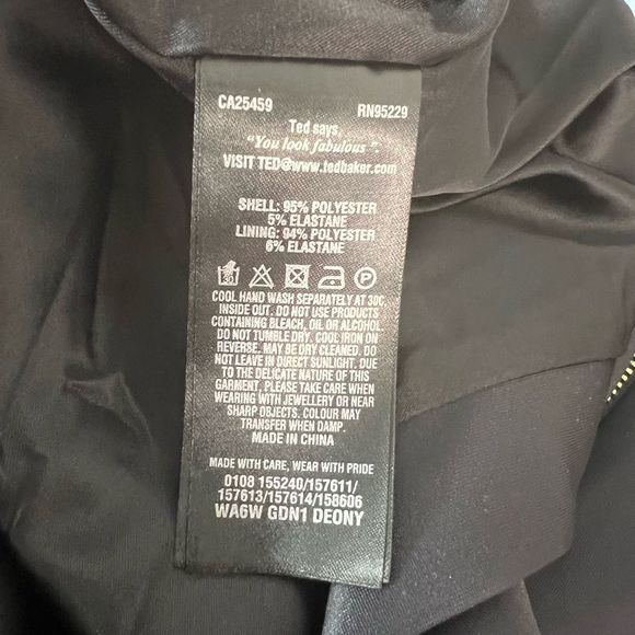 Ted Baker 'Deony' Buckle Strap Sheath Dress size 1 - Picture 12 of 13